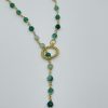 Gold Plated Chain Bead Necklace - Image 3