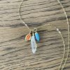 Quartz and turquoise necklace - Image 2