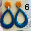 Resin Teardrop Earrings - Image 8