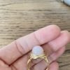 Wire wrapped semiprecious gemstone beaded rings - Image 10