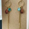 Long chain earrings - Image 4