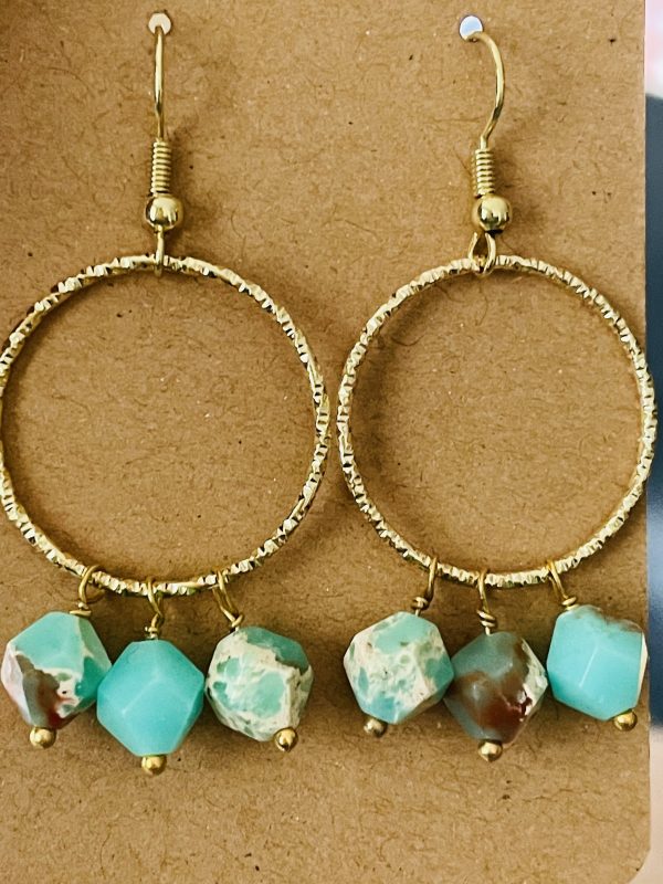 Imperial jasper earrings