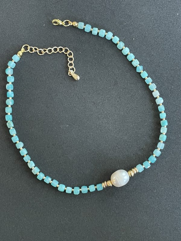 Amazonite choker