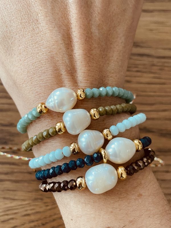 Pearl beaded bracelets