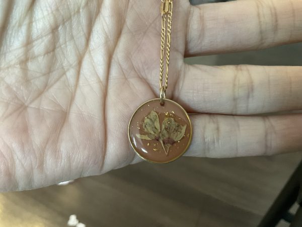 Gold filled flower necklace