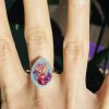 Teardrop and heart shape resin rings - Image 8