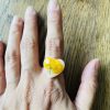 Teardrop and heart shape resin rings - Image 18