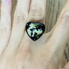 Teardrop and heart shape resin rings - Image 13