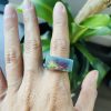 Square resin rings - Image 2